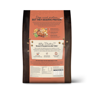 Honest Kitchen Protein Plus+ Clusters Grain Free Beef Chicken Dog Food 18lb