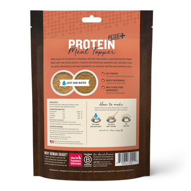 Honest Kitchen Protein+ Grain Free Beef w/Superfoods Dog Food Topper 12oz