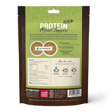 Honest Kitchen Protein+ Grain Free Chicken w/Superfoods Dog Food Topper 12oz