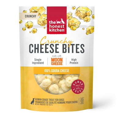 Honest Kitchen Crunchy Cheese Bites w/Moon Cheese 100% Gouda Cheese 2oz