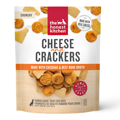Honest Kitchen Cheese and Crackers w/ Cheddar Cheese & Beef Broth 3.5oz