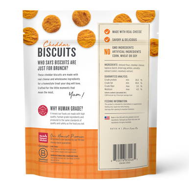 Honest Kitchen Real Cheddar Cheese Biscuits  3.5oz
