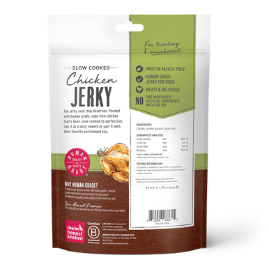 The Honest Kitchen Slow Cooked Chicken Jerky made with Cage Free Chicken 6oz Pou