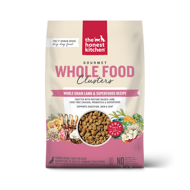 Honest Kitchen Whole Food Clusters Whole Grain Lamb Dog Food 18LB