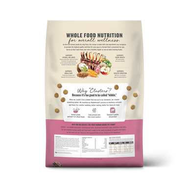 Honest Kitchen Whole Food Clusters Whole Grain Lamb Dog Food 18LB
