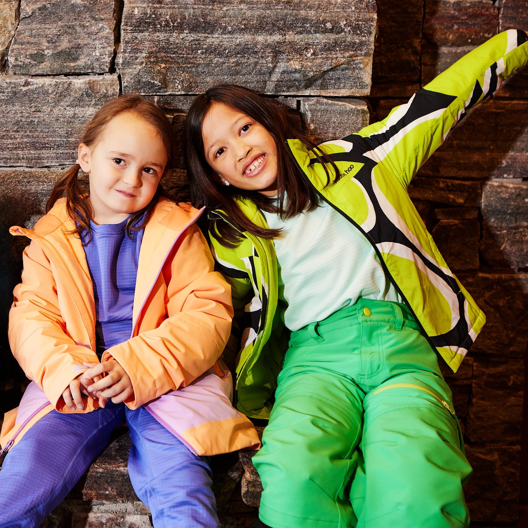 Kids Aurora Insulator Puffy Jacket - Big Brush by Hootie Hoo
