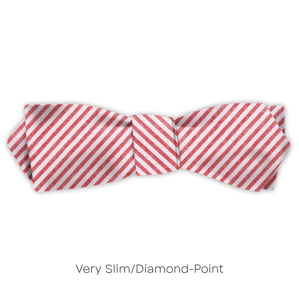 Red Seersucker - bow ties