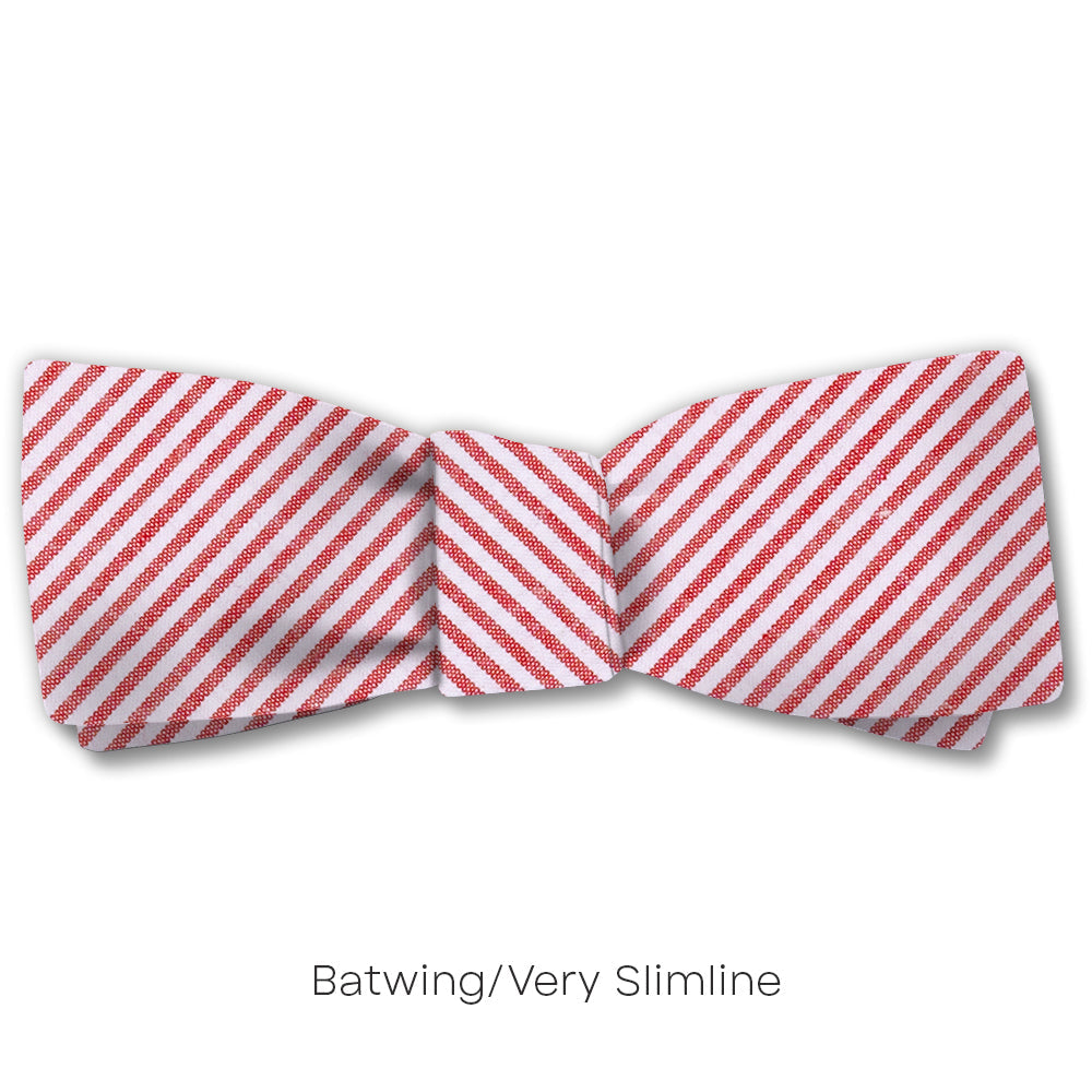 Red Seersucker - bow ties