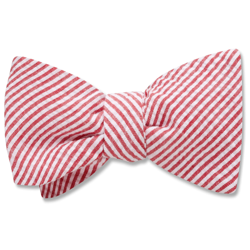 Red Seersucker - bow ties