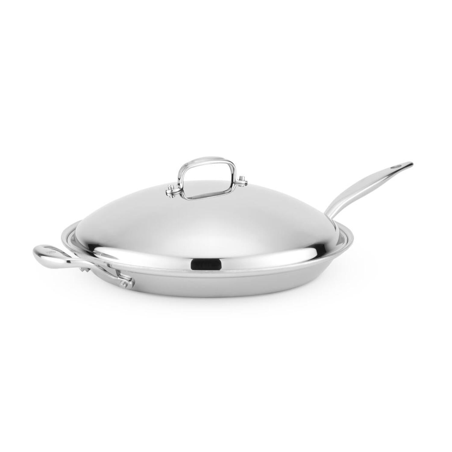 13.5" French Skillet with Lid by Homeportonline