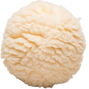 Hugglehound HuggleFleece Natural Ball Large Dog Toy