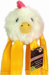 HuggleHound Chicken Seat Belt Dog Toy