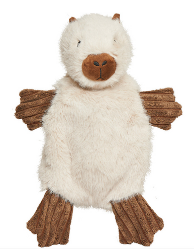 HuggleHounds X-Brace Clover Capybara Dog Toy