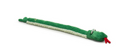 HuggleHounds Sir Squeaks-a-Lot Snake Knottie Small Dog Toy