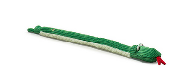 HuggleHounds Sir Squeaks-a-Lot Snake Knottie Small Dog Toy