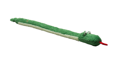 HuggleHounds Sir Squeaks-a-Lot Snake Knottie Large Dog Toy
