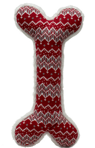 HuggleHounds Nordic Frost Red 2 Foot Bone