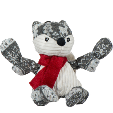 HuggleHounds Festive Frankie Fox Knottie Large