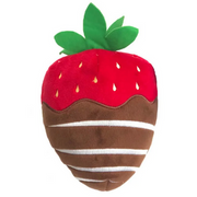 Huxley and Kent Dog Power Plush Chocolate Strawberry Large