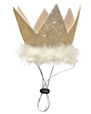Huxley and Kent Party Crown Gold Small
