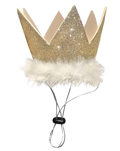 Huxley and Kent Party Crown Gold Small