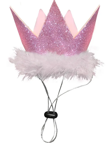 Huxley and Kent Party Crown Pink Large