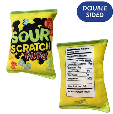 Huxley and Kent Dog Power Plush Sour Scratch Large