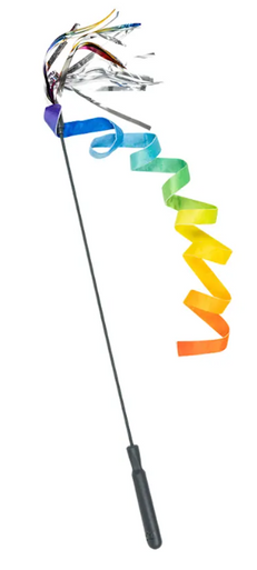 Huxley and Kent Cat Wand Dance & Lure Rainbow