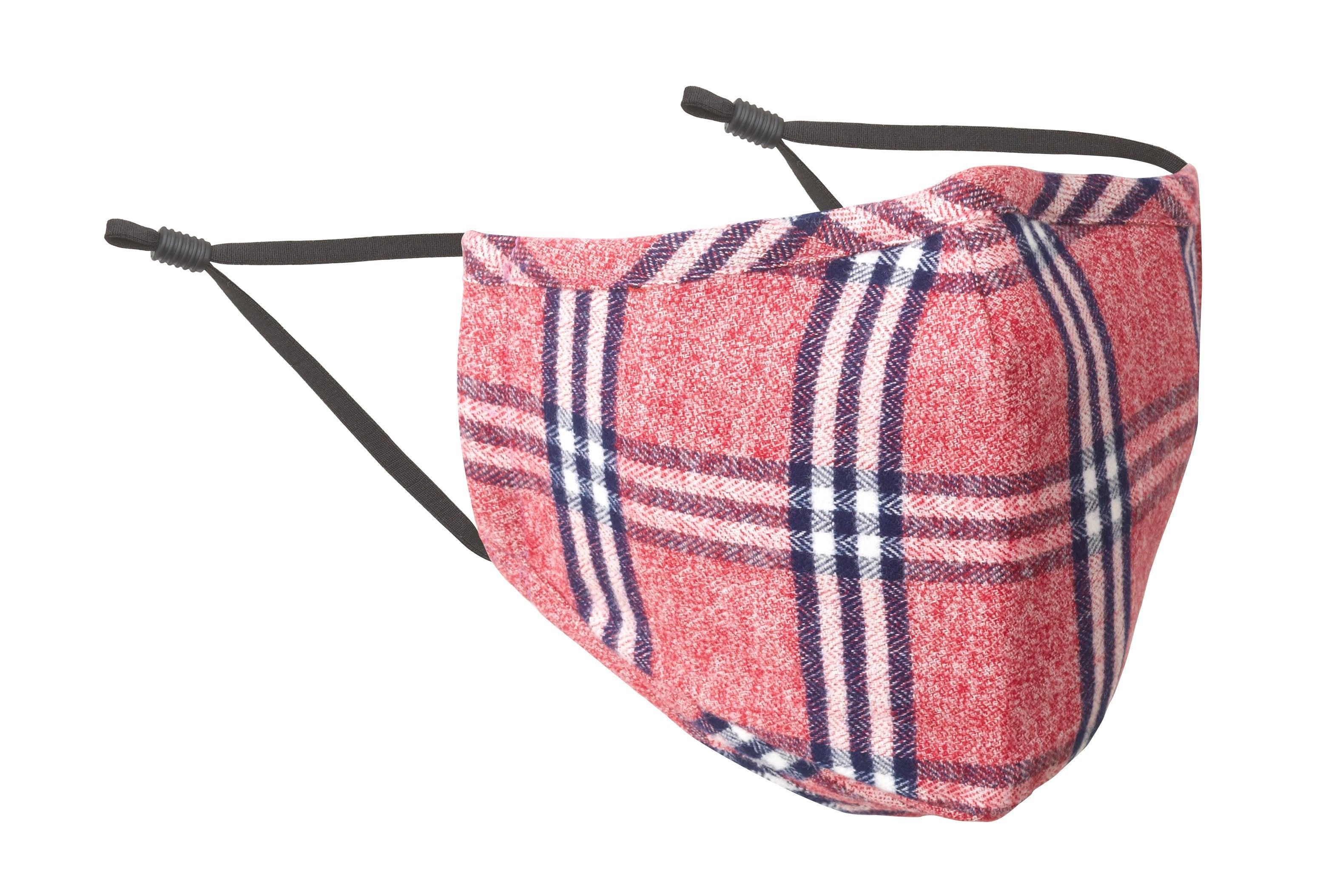 Highvale Red Flannel Face Mask