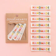 Handmade Woven Labels - Muted Colors