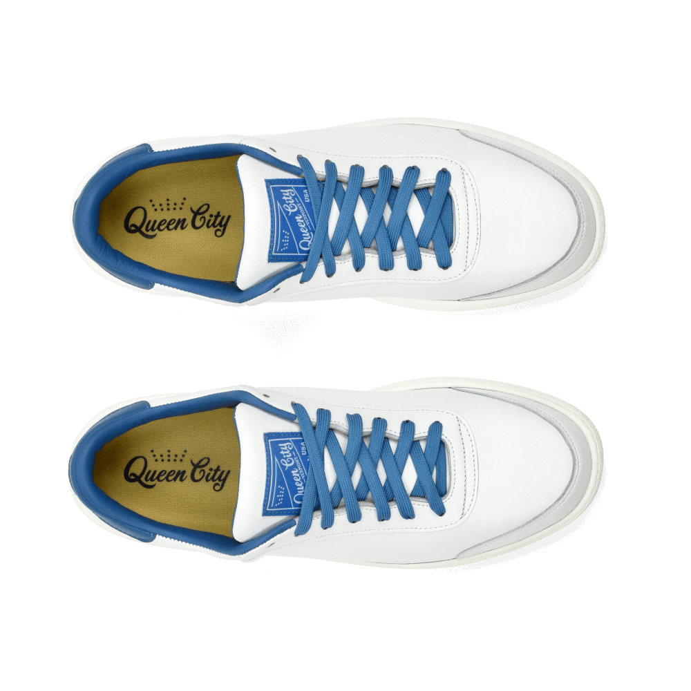 Hardwick 001 - White/Blue - Made to Order