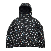 Kids Hayden Insulated Jacket - Black Snowy Owl by Hootie Hoo