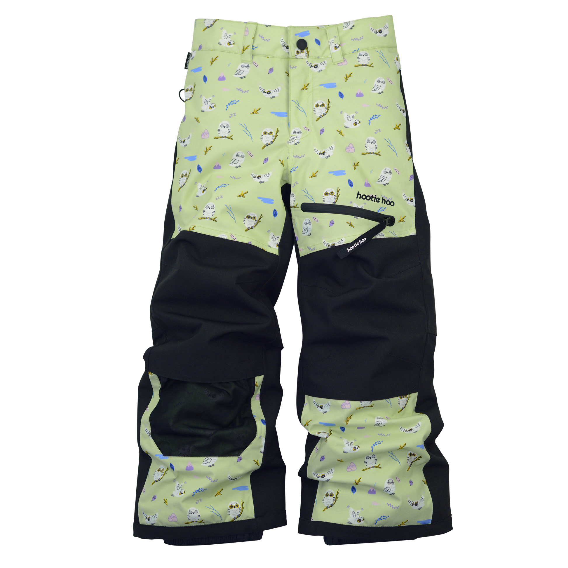 Kids Hayden Insulated Snow Pants - Gleam Snowy Owl by Hootie Hoo