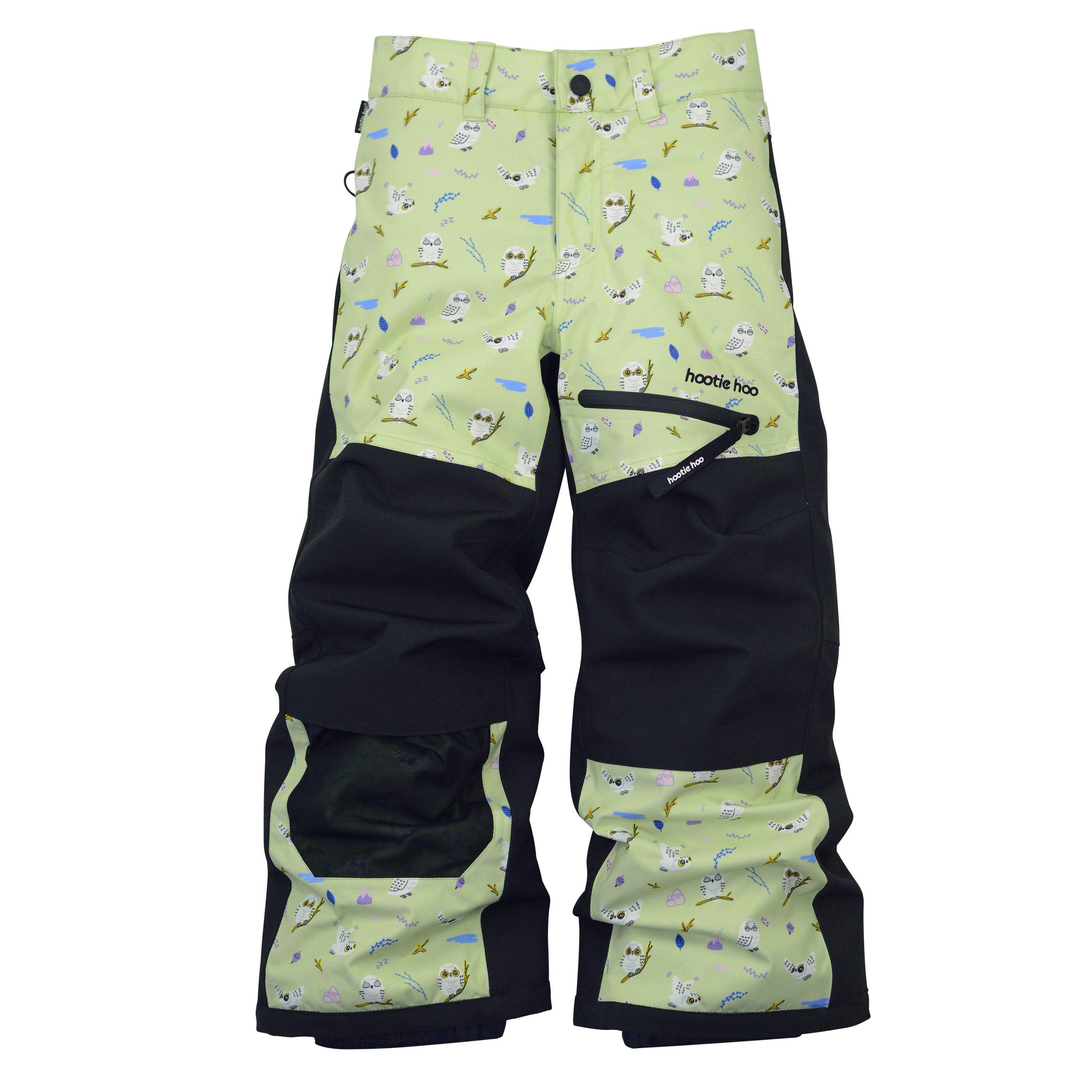 Kids Hayden Insulated Snow Pants - Gleam Snowy Owl by Hootie Hoo