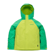 Kids Hayden Insulated Jacket - Toucan Green/Lime Punch by Hootie Hoo