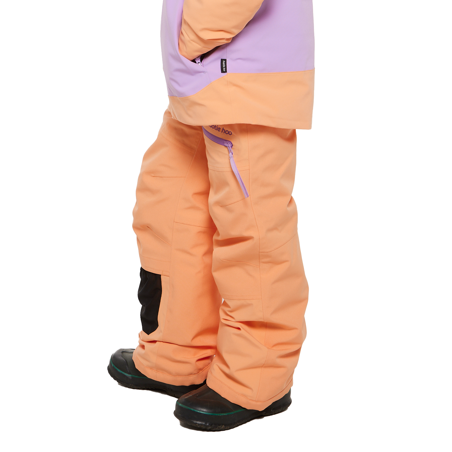Kids Hayden Insulated Snow Pants - Apricot by Hootie Hoo