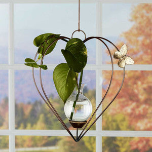 Dimensional Heart Hanging Vase
