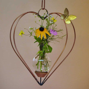 Dimensional Heart Hanging Vase