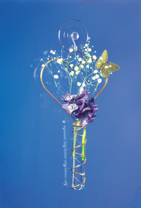 Heart Hanging Glass Tube Vase