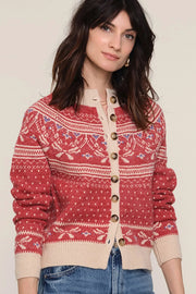 Heartloom Morrie Cardi in Scarlet by Dear Lucy
