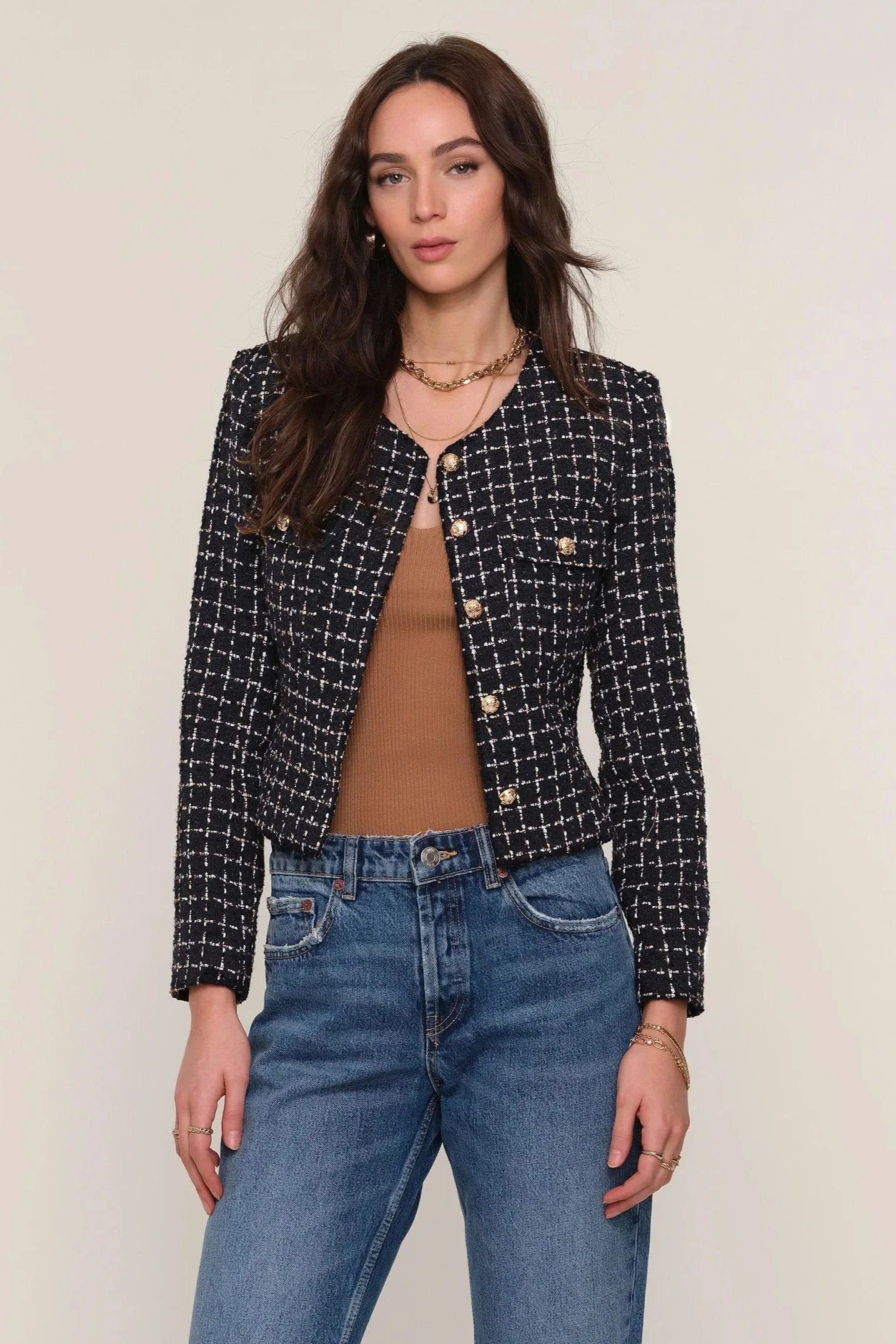 Heartloom Berri Blazer in Navy by Dear Lucy