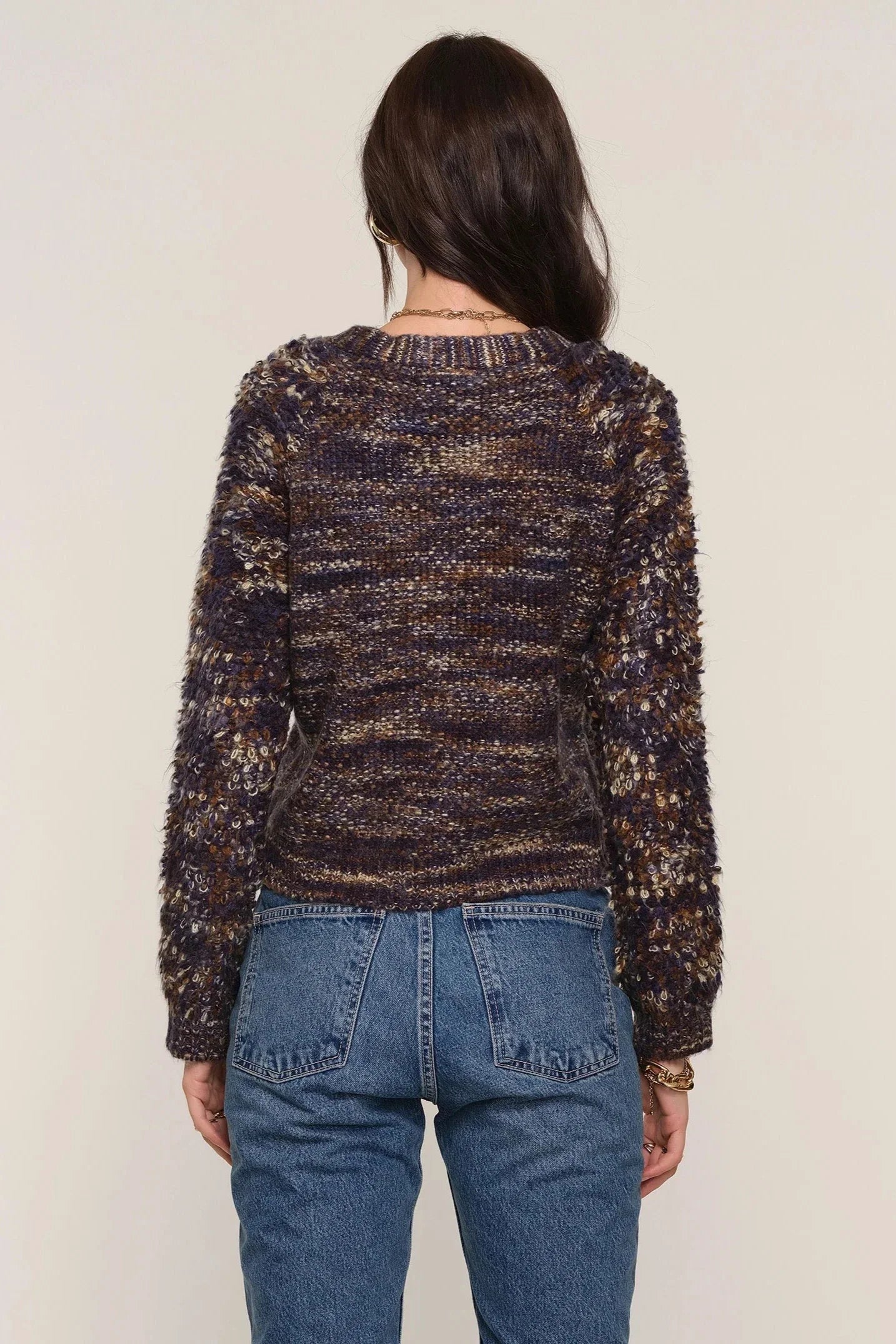 Heartloom Dara Cardi in Stormy by Dear Lucy