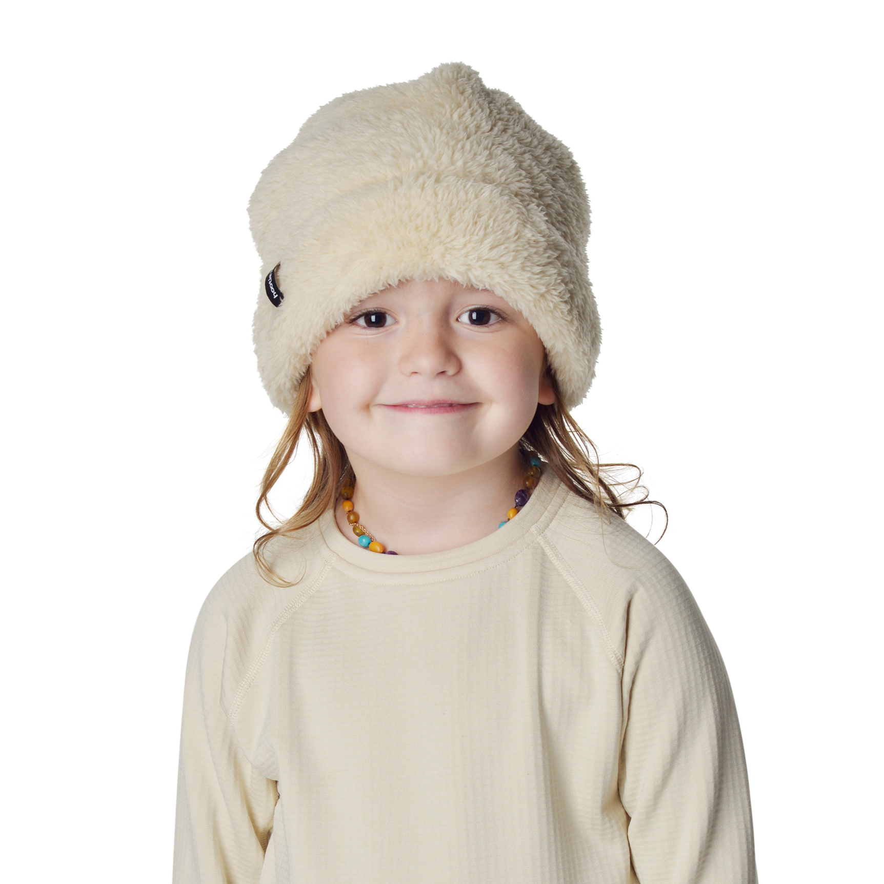 Kids Kozy Fleece Hat - Creme Brulee by Hootie Hoo