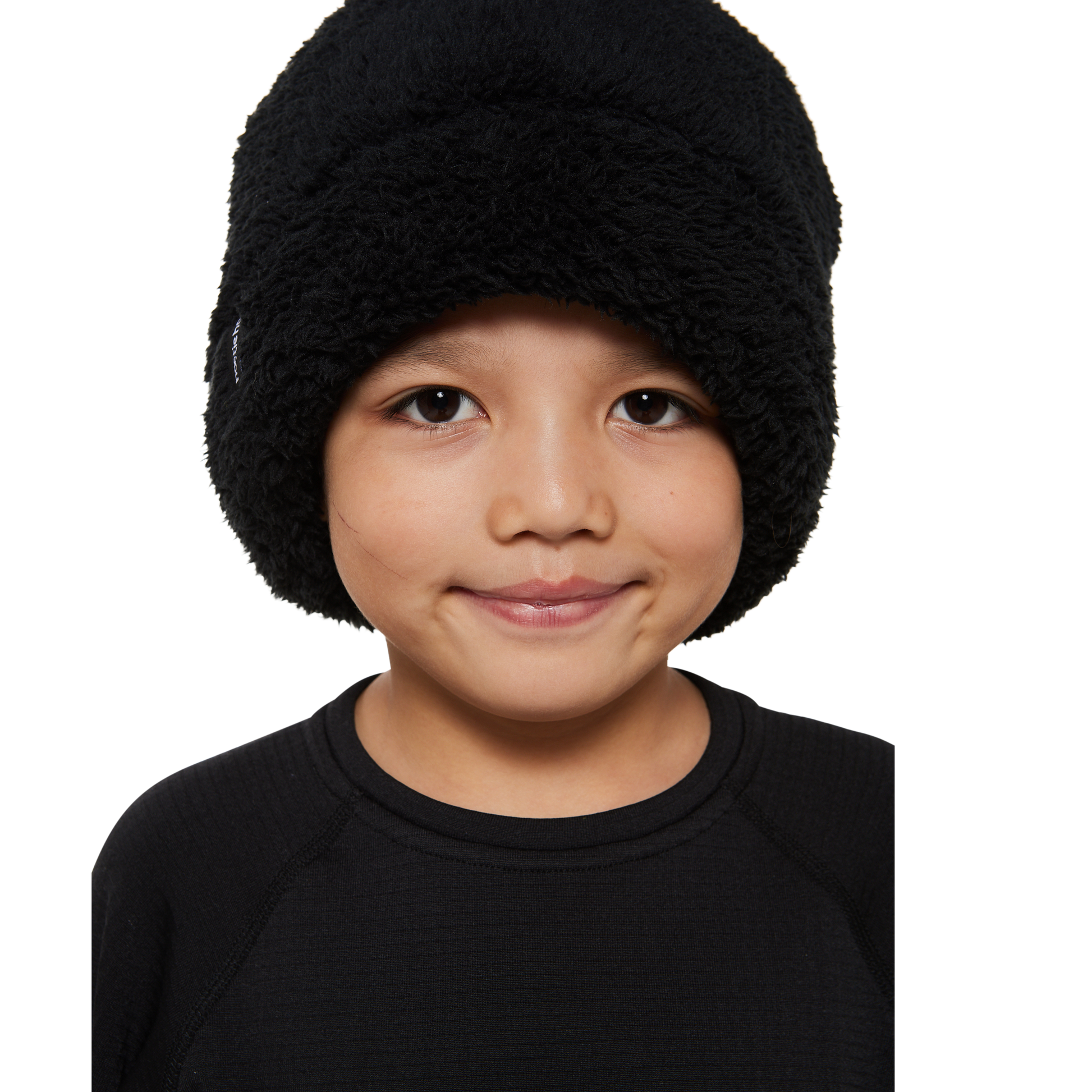 Kids Kozy Fleece Hat - Raven Black by Hootie Hoo