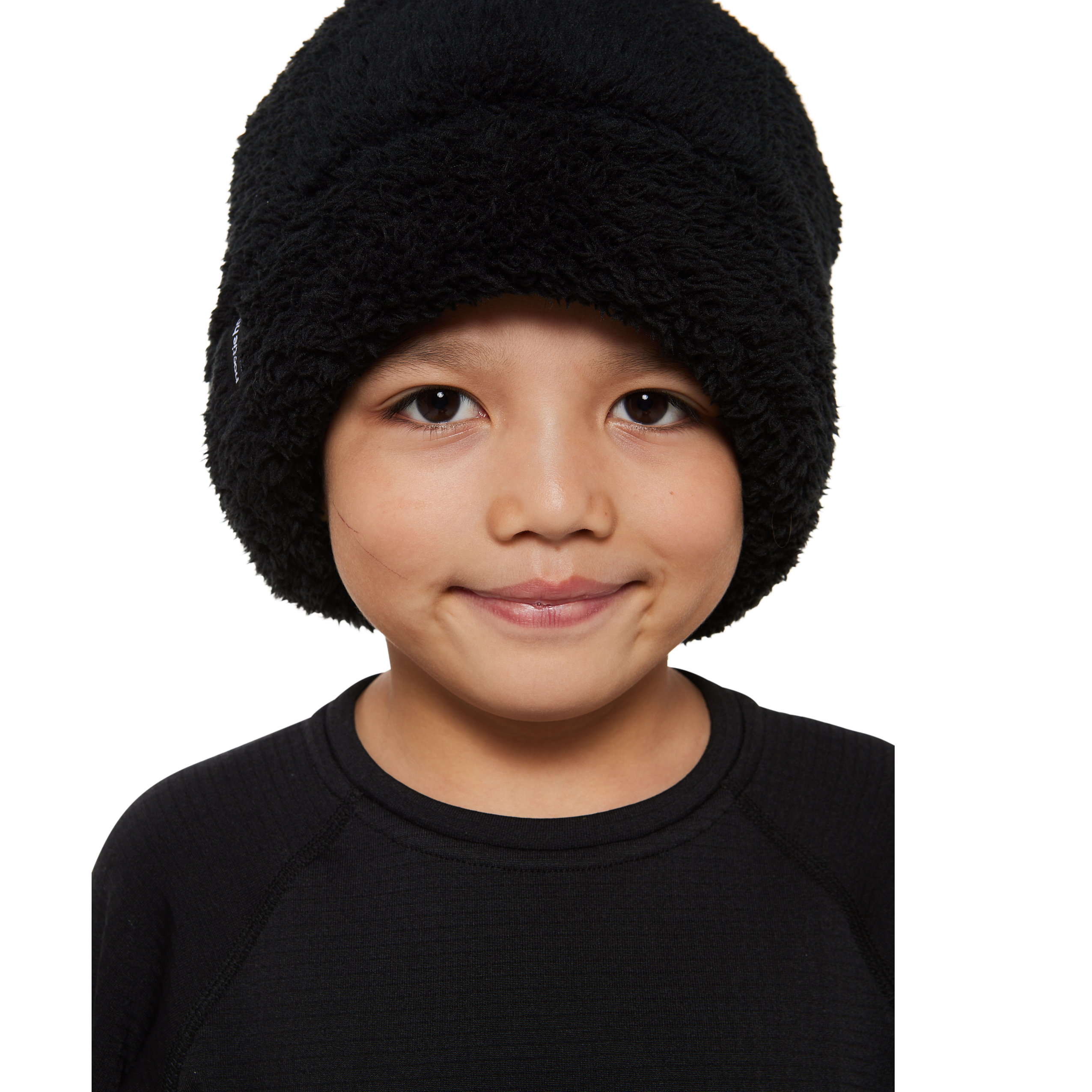 Kids Kozy Fleece Hat - Raven Black by Hootie Hoo