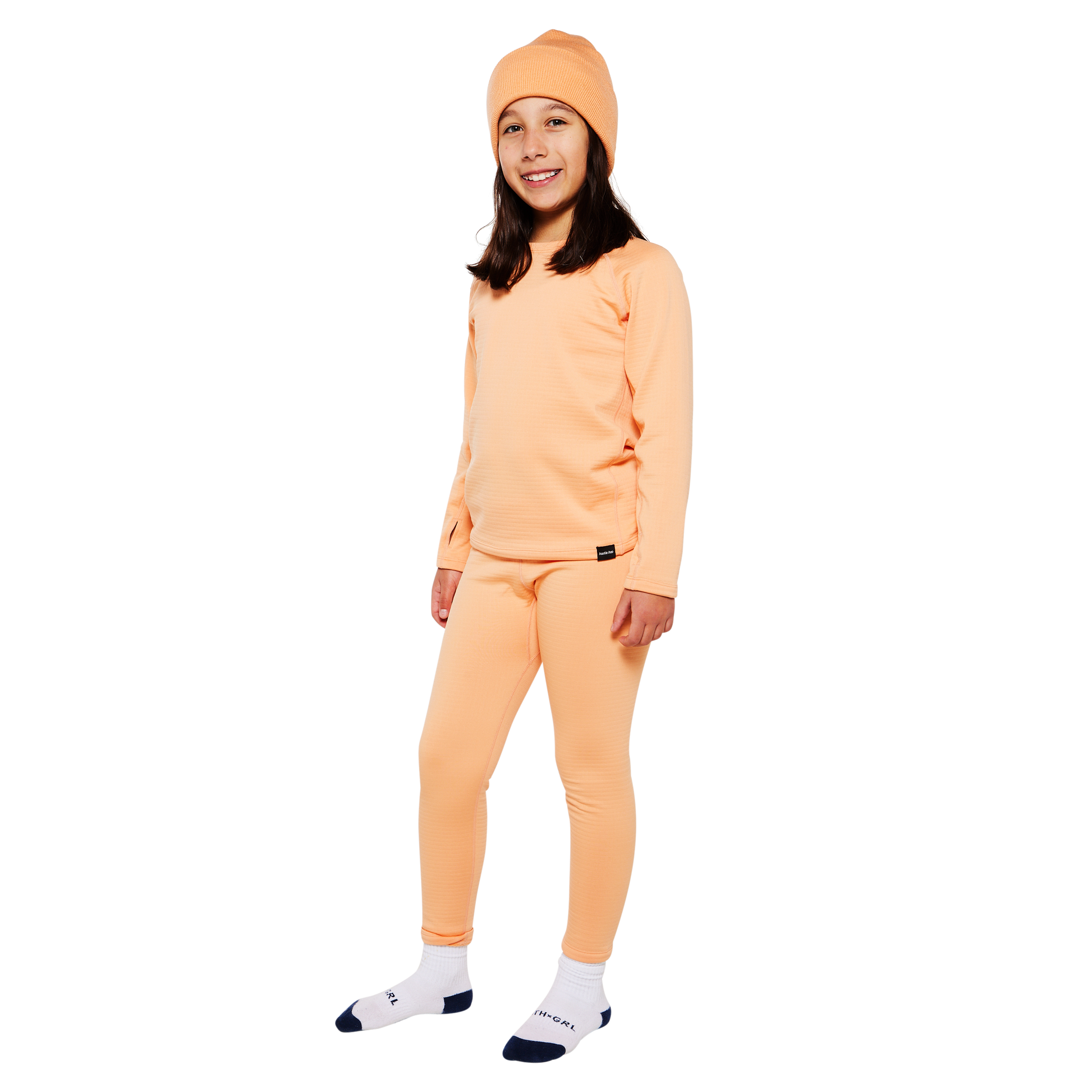 Kids Torrent Layering Fleece Set - Apricot by Hootie Hoo