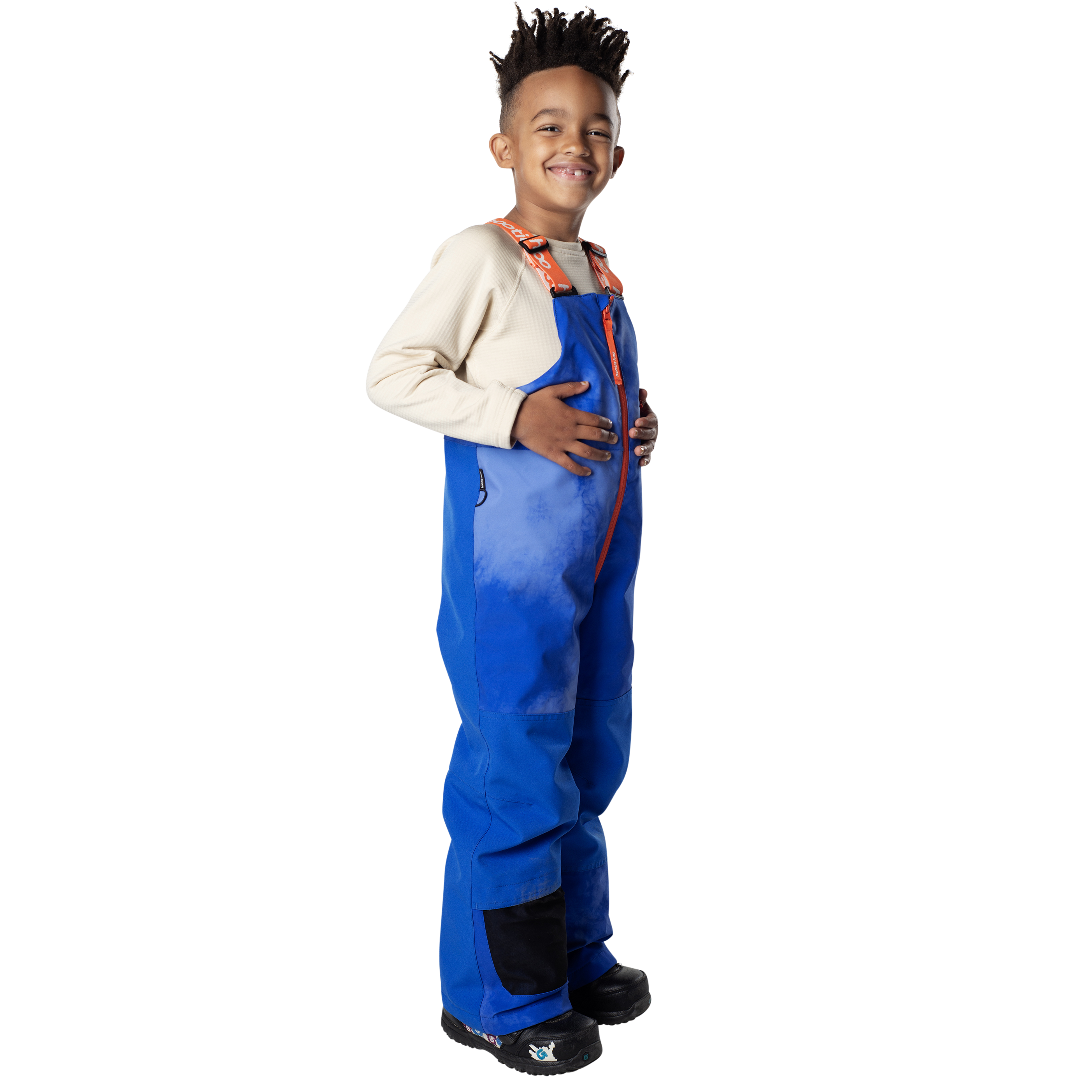 Kids Pinnakle Insulated Bib Snow Pants - Blue Breezy Day by Hootie Hoo