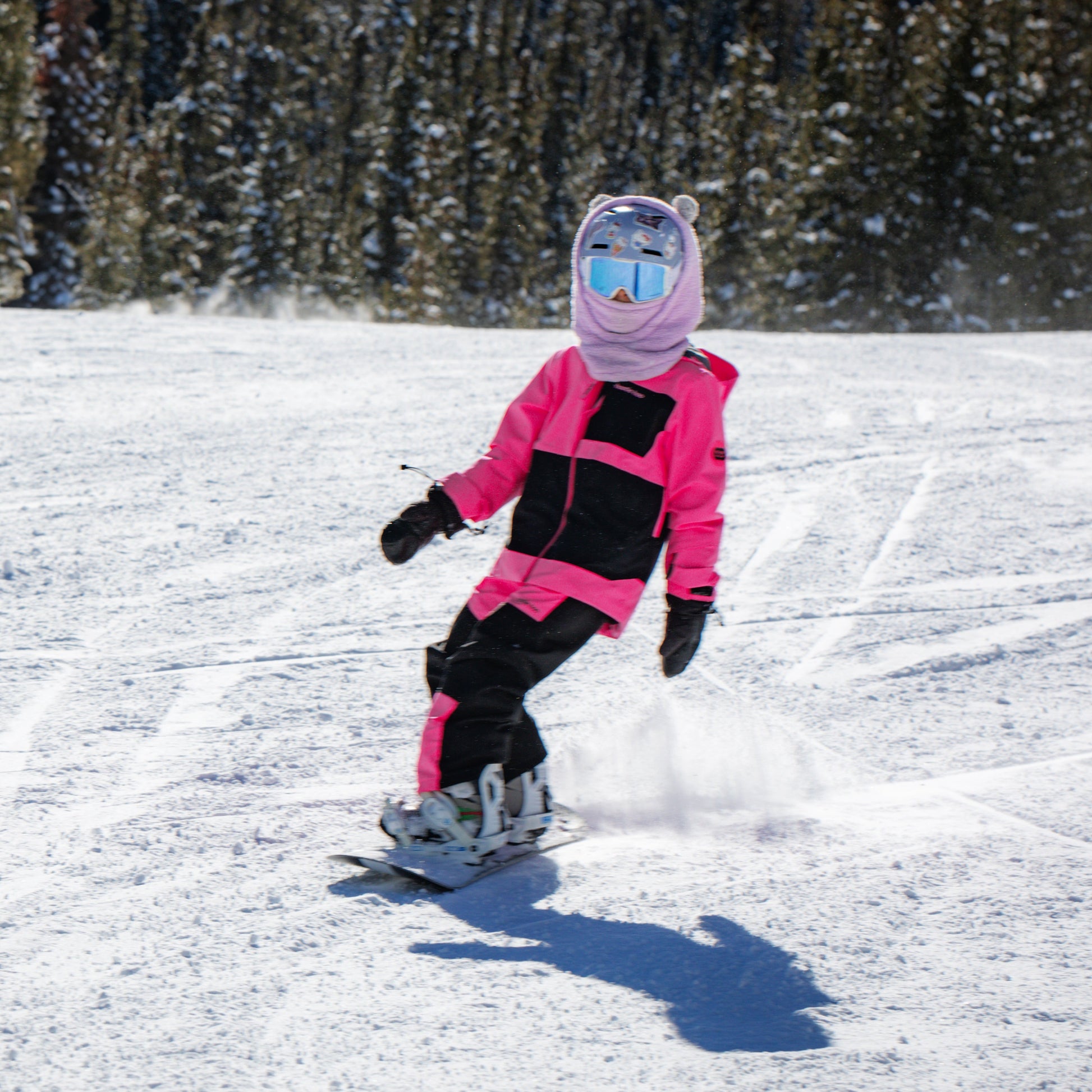 Kids Pinnakle Insulated Jacket - Hot Pink/Raven Black by Hootie Hoo