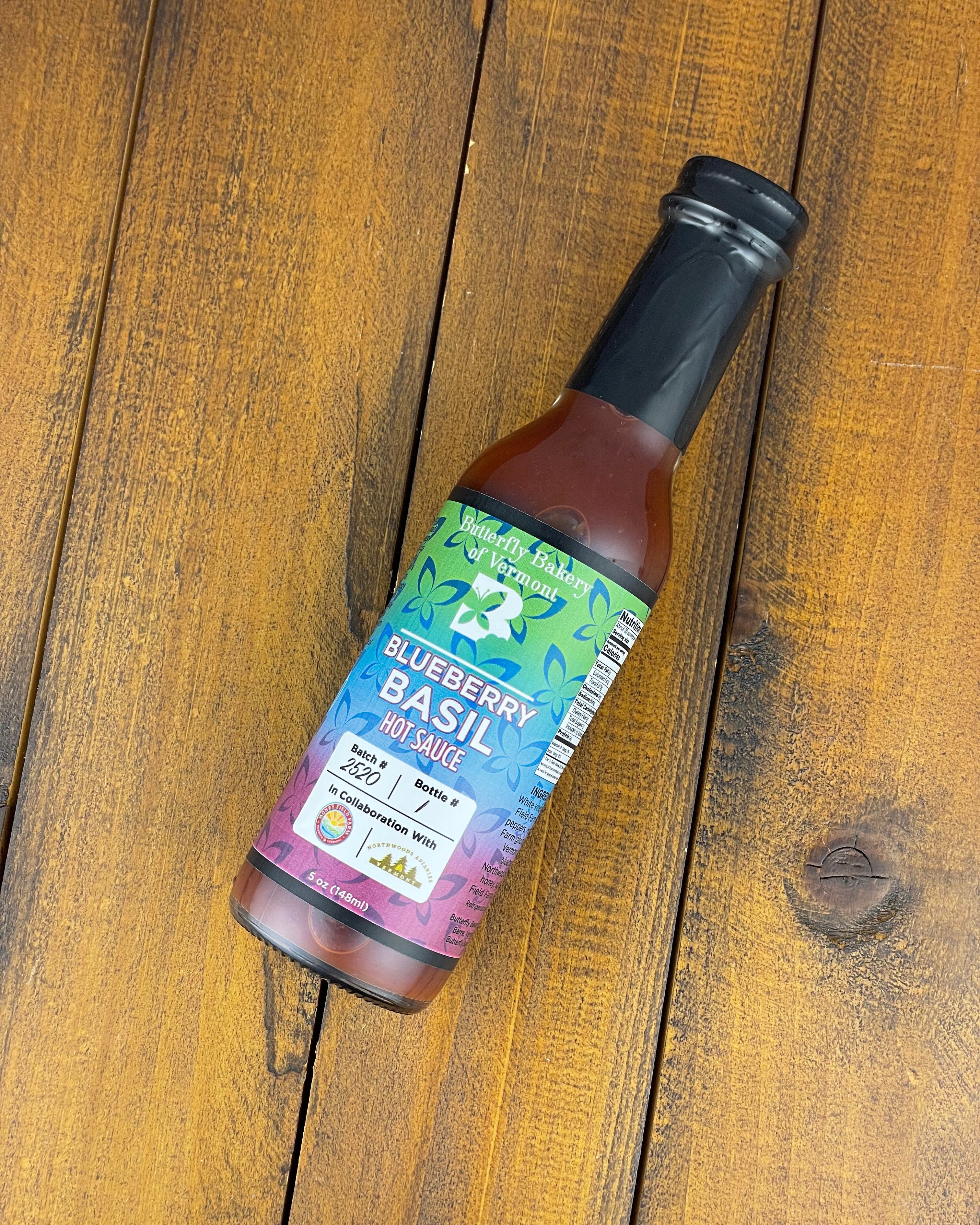 Blueberry Thai Basil Hot Sauce by Butterfly Bakery of Vermont