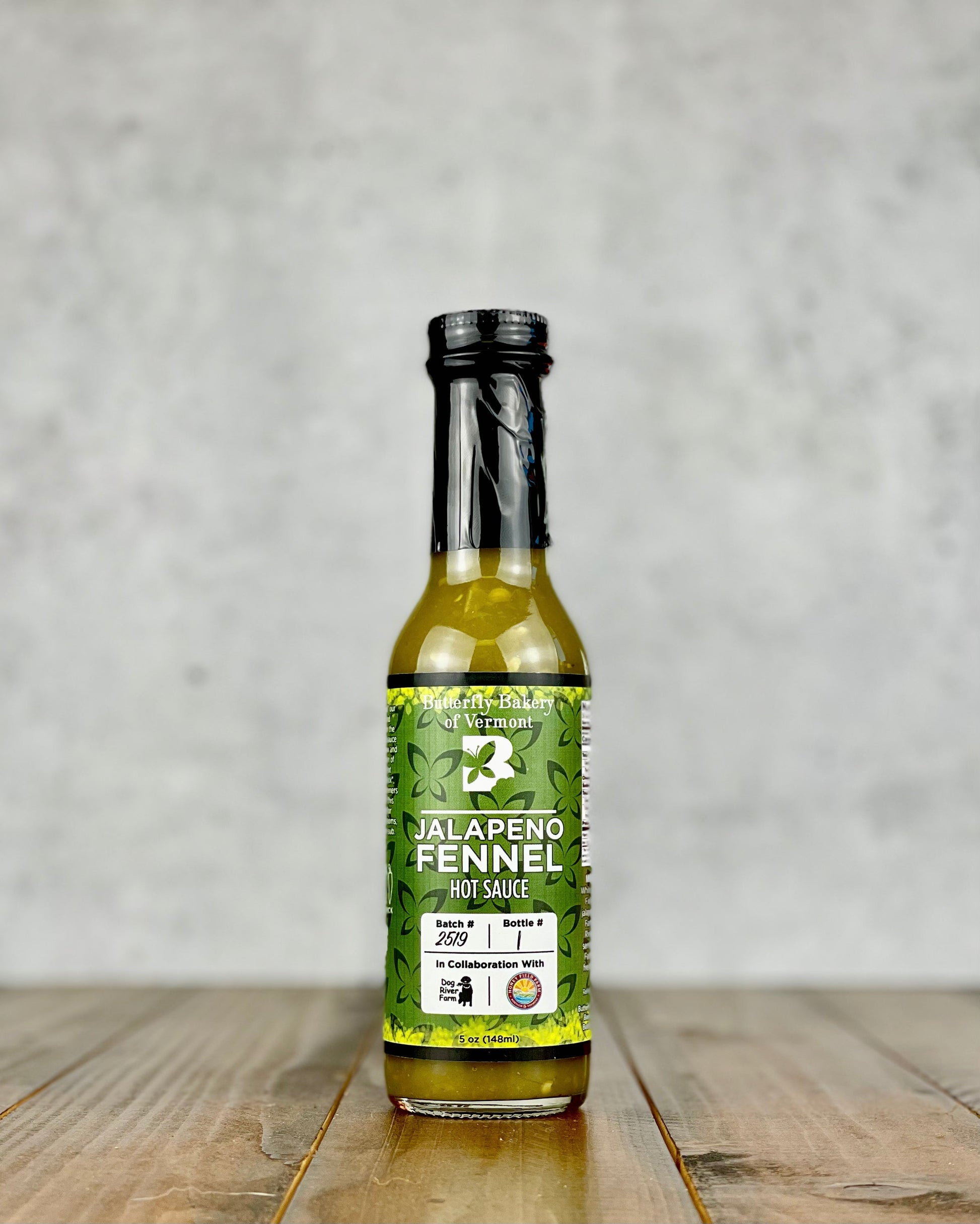 Fennel Jalapeno Hot Sauce by Butterfly Bakery of Vermont